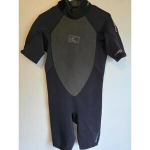 O’Neil Black Men’s Hammer 2:1 Spring Shorty Wetsuit (L)